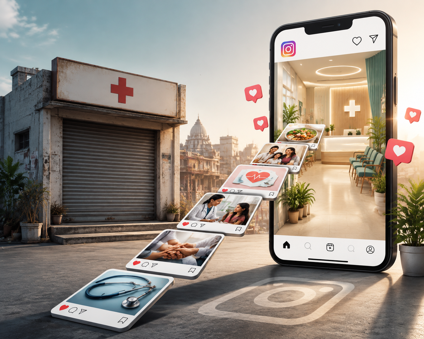 What Would We Post If We Had to Launch a Clinic in India From Zero on Instagram?