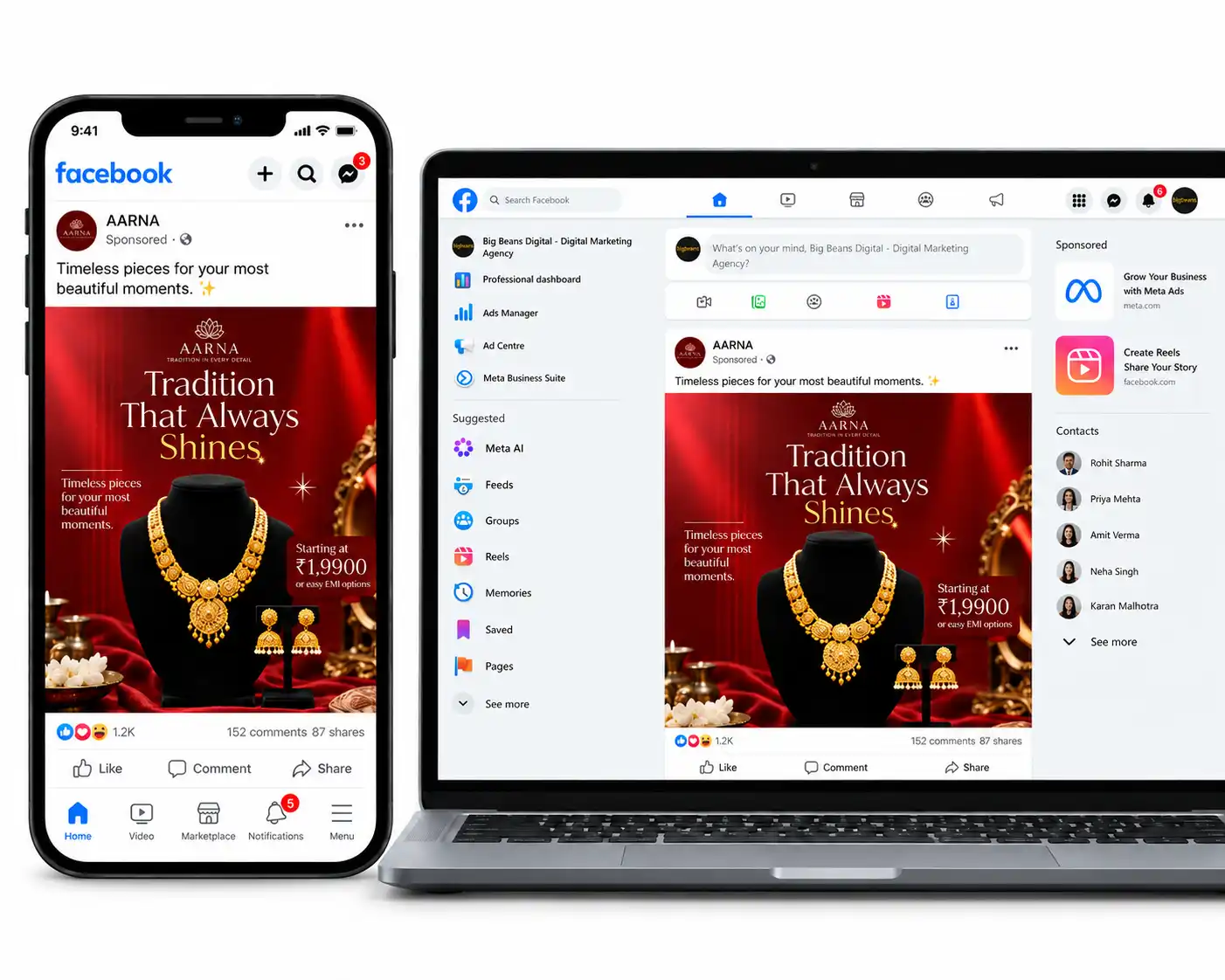 Facebook marketing campaign