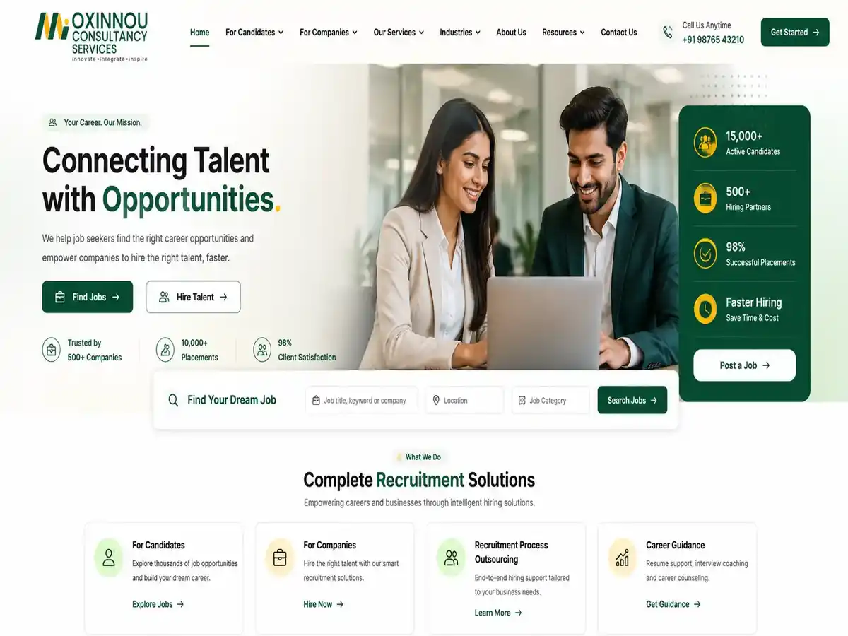 Website performance and responsive development